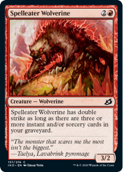 Spelleater Wolverine : IKORIA LAIR OF BEHEMOTHS 137/274 - Magic the Gathering Single Card