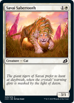Savai Sabertooth : IKORIA LAIR OF BEHEMOTHS 029/274 - Magic the Gathering Single Card