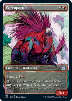 Porcuparrot (SHOWCASE) : IKORIA LAIR OF BEHEMOTHS 293 - Magic the Gathering Single Card