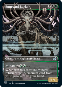 Boneyard Lurker (SHOWCASE) : IKORIA LAIR OF BEHEMOTHS 298 - Magic the Gathering Single Card