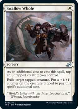Swallow Whole : IKORIA LAIR OF BEHEMOTHS 035/274 - Magic the Gathering Single Card