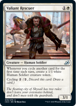Valiant Rescuer : IKORIA LAIR OF BEHEMOTHS 036/274 - Magic the Gathering Single Card