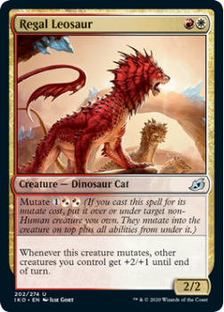 Regal Leosaur : IKORIA LAIR OF BEHEMOTHS 202/274 - Magic the Gathering Single Card