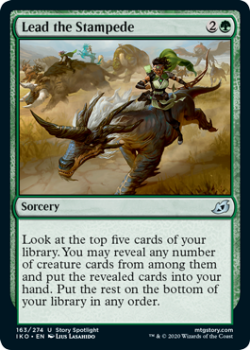 Lead the Stampede : IKORIA LAIR OF BEHEMOTHS 163/274 - Magic the Gathering Single Card