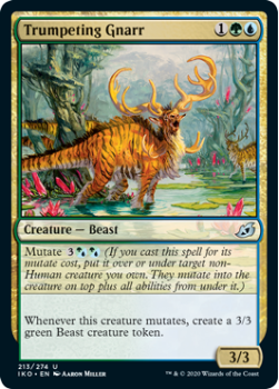 Trumpeting Gnarr : IKORIA LAIR OF BEHEMOTHS 213/274 - Magic the Gathering Single Card
