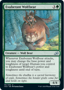 Exuberant Wolfbear : IKORIA LAIR OF BEHEMOTHS 151/274 - Magic the Gathering Single Card