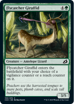 Flycatcher Giraffid : IKORIA LAIR OF BEHEMOTHS 153/274 - Magic the Gathering Single Card