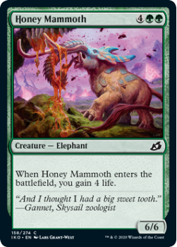 Honey Mammoth : IKORIA LAIR OF BEHEMOTHS 158/274 - Magic the Gathering Single Card