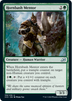 Hornbash Mentor : IKORIA LAIR OF BEHEMOTHS 159/274 - Magic the Gathering Single Card