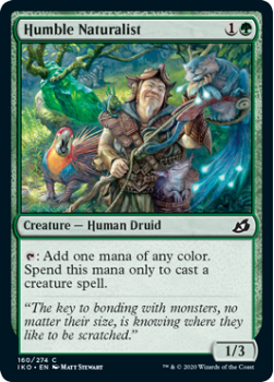 Humble Naturalist : IKORIA LAIR OF BEHEMOTHS 160/274 - Magic the Gathering Single Card
