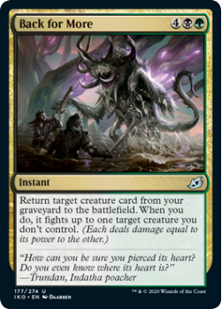 Back for More : IKORIA LAIR OF BEHEMOTHS 177/274 - Magic the Gathering Single Card