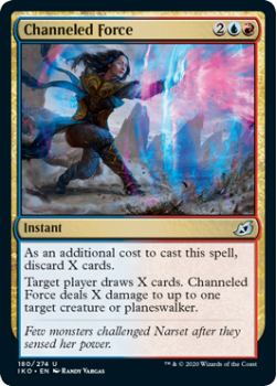 Channeled Force (FOIL) : IKORIA LAIR OF BEHEMOTHS 180/274 - Magic the Gathering Single Card