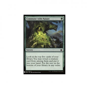 Commune with Nature : MYSTERY BOOSTER 1235 - Magic the Gathering Single Card