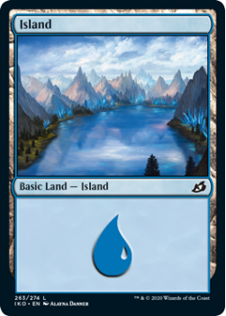 Island : IKORIA LAIR OF BEHEMOTHS 263/274 - Magic the Gathering Single Card