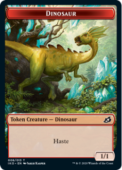 Dinosaur (TOKEN) : IKORIA LAIR OF BEHEMOTHS Token 08 - Magic the Gathering Single Card