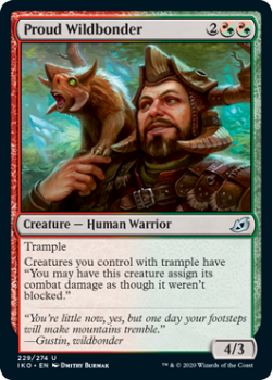 Proud Wildbonder : IKORIA LAIR OF BEHEMOTHS 229/274 - Magic the Gathering Single Card