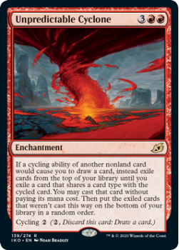 Unpredictable Cyclone : IKORIA LAIR OF BEHEMOTHS 139/274 - Magic the Gathering Single Card