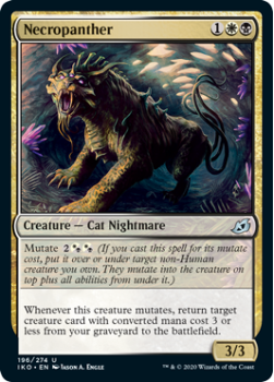 Necropanther (FOIL) : IKORIA LAIR OF BEHEMOTHS 196/274 - Magic the Gathering Single Card