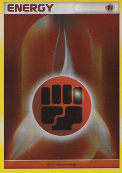 Fighting Energy (2007) Foil Promo - Pokemon Single Promotional Card
