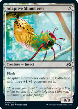 Adaptive Shimmerer : IKORIA LAIR OF BEHEMOTHS 001/274 - Magic the Gathering Single Card