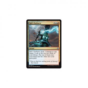 Ral's Outburst : WAR OF THE SPARK 212/264 - Magic the Gathering Single Card