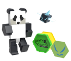 Bee Swarm Simulator: Bear Action Figure - Panda Bear - Image 2