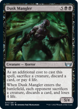 Dusk Mangler : 077/281 STREETS OF NEW CAPENNA - Magic the Gathering Single Card