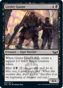 Girder Goons : 080/281 STREETS OF NEW CAPENNA - Magic the Gathering Single Card