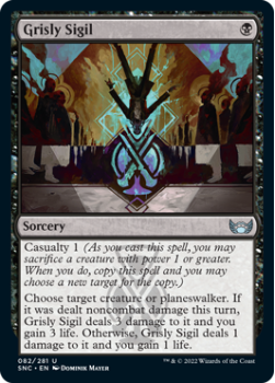 Grisly Sigil : 082/281 STREETS OF NEW CAPENNA - Magic the Gathering Single Card