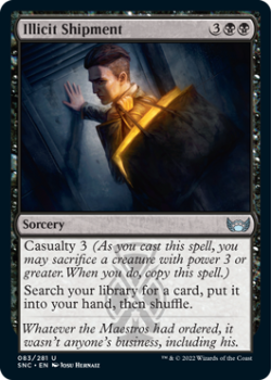 Illicit Shipment : 083/281 STREETS OF NEW CAPENNA - Magic the Gathering Single Card