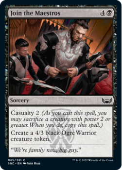 Join the Maestros : 085/281 STREETS OF NEW CAPENNA - Magic the Gathering Single Card