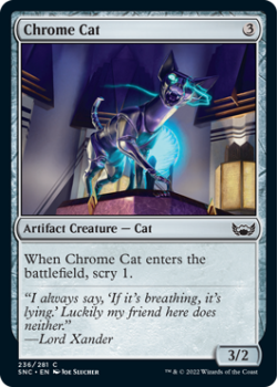 Chrome Cat : 236/281 STREETS OF NEW CAPENNA - Magic the Gathering Single Card