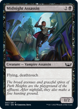 Midnight Assassin : 087/281 STREETS OF NEW CAPENNA - Magic the Gathering Single Card