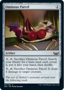 Ominous Parcel : 241/281 STREETS OF NEW CAPENNA - Magic the Gathering Single Card
