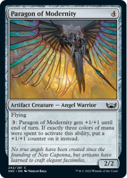 Paragon of Modernity : 242/281 STREETS OF NEW CAPENNA - Magic the Gathering Single Card