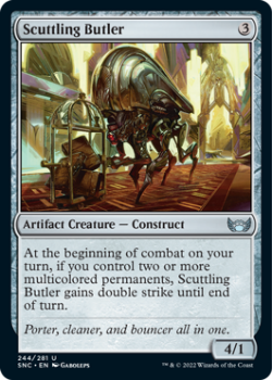 Scuttling Butler : 244/281 STREETS OF NEW CAPENNA - Magic the Gathering Single Card