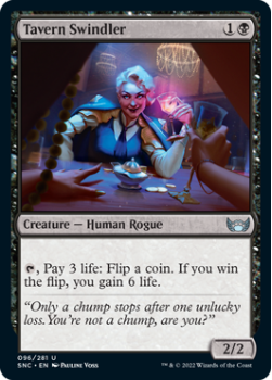 Tavern Swindler : 096/281 STREETS OF NEW CAPENNA - Magic the Gathering Single Card