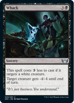 Whack : 099/281 STREETS OF NEW CAPENNA - Magic the Gathering Single Card