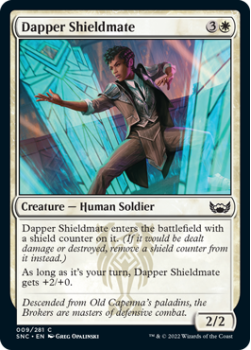 Dapper Shieldmate : 009/281 STREETS OF NEW CAPENNA - Magic the Gathering Single Card