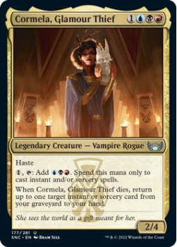 Cormela, Glamour Thief : 177/281 STREETS OF NEW CAPENNA - Magic the Gathering Single Card