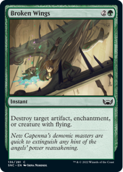 Broken Wings : 136/281 STREETS OF NEW CAPENNA - Magic the Gathering Single Card
