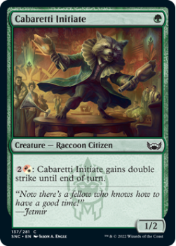 Cabaretti Initiate : 137/281 STREETS OF NEW CAPENNA - Magic the Gathering Single Card
