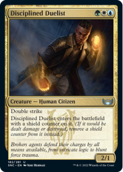 Disciplined Duelist : 182/281 STREETS OF NEW CAPENNA - Magic the Gathering Single Card