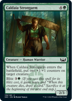 Caldaia Strongarm : 138/281 STREETS OF NEW CAPENNA - Magic the Gathering Single Card