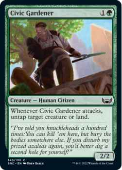 Civic Gardener : 140/281 STREETS OF NEW CAPENNA - Magic the Gathering Single Card