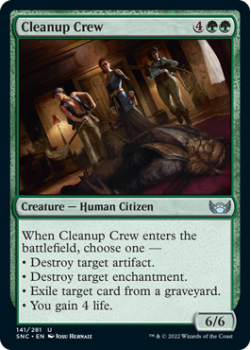 Cleanup Crew : 141/281 STREETS OF NEW CAPENNA - Magic the Gathering Single Card