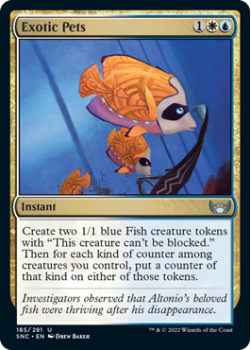 Exotic Pets : 185/281 STREETS OF NEW CAPENNA - Magic the Gathering Single Card