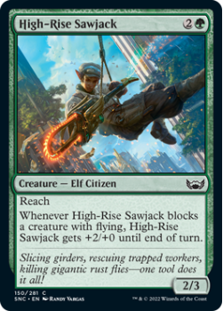 High-Rise Sawjack : 150/281 STREETS OF NEW CAPENNA - Magic the Gathering Single Card
