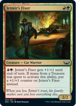 Jetmir's Fixer : 194/281 STREETS OF NEW CAPENNA - Magic the Gathering Single Card