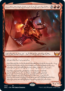 Urabrask, Heretic Praetor (PHYREXIAN FRAME) (FOIL) : 360 STREETS OF NEW CAPENNA - Magic the Gathering Single Card